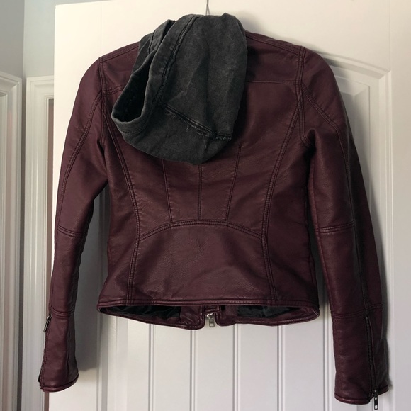 Free People Monroe vegan leather jacket nwot  XS - Picture 4 of 8